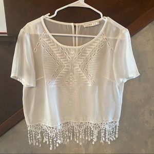 Fringe blouse